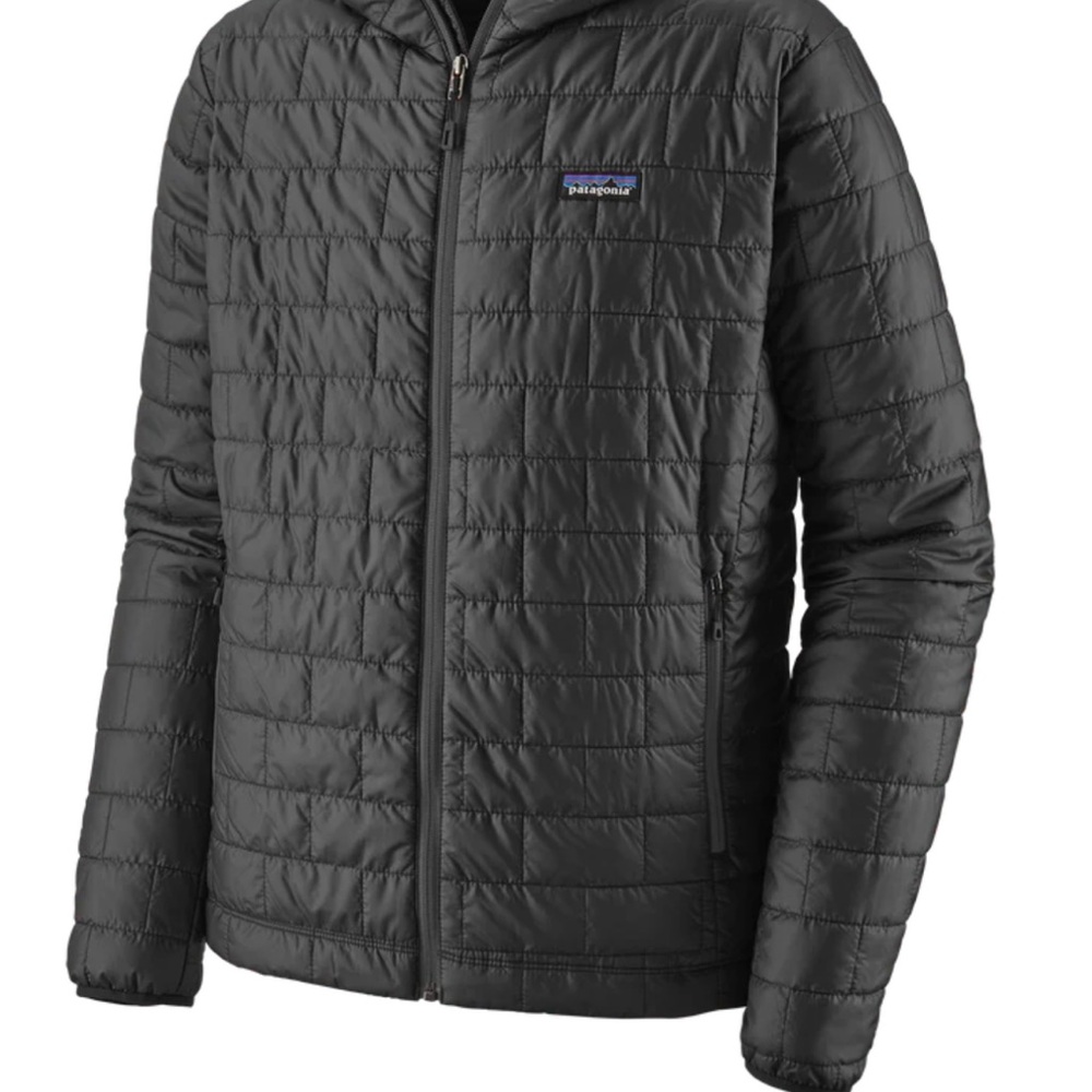 Men's Patagonia Nano Puff® Hoody in black, size medium